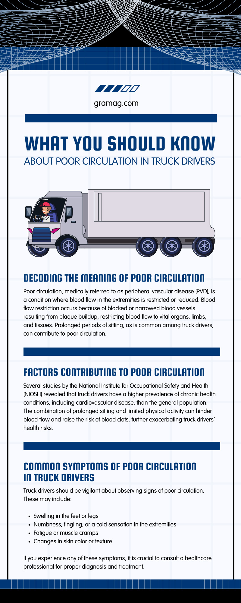 What You Should Know About Poor Circulation in Truck Drivers