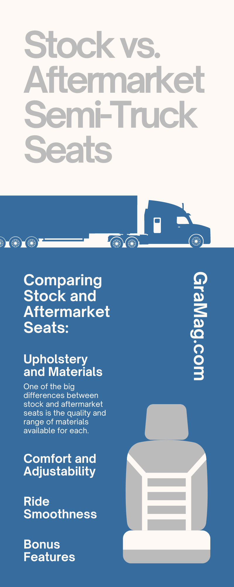 Stock vs. Aftermarket Semi-Truck Seats: Which Is Better?